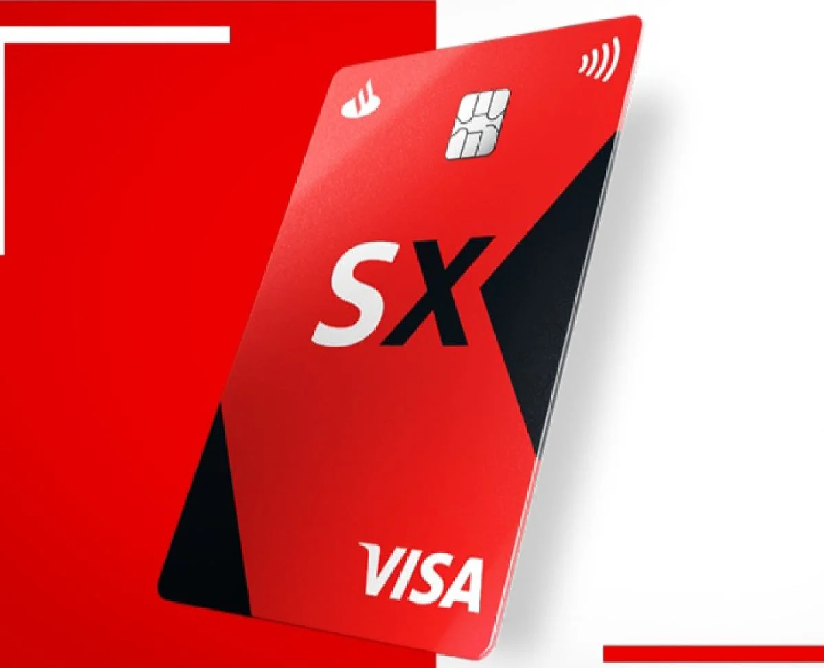 Cartão de crédito SX do Santander, cartão de crédito,  cartão de crédito sem anuidade,  empréstimo,  investimento,  financiamento,  cartão,  visa, Mastercard , sx, cartão de crédito 